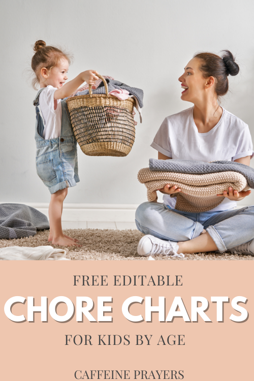 Chore Charts For Kids By Age